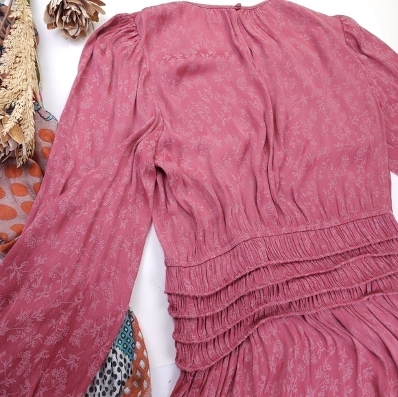 Current Air Anthropologie Pink Dress Sz L - Picture 12 of 13